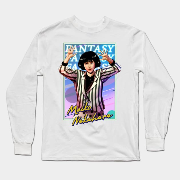 Meiko Nakahara - Fantasy Long Sleeve T-Shirt by marchofvenus